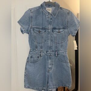 Denim Romper